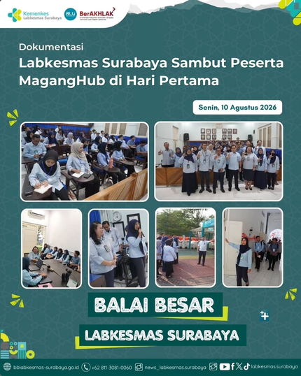 Labkesmas Surabaya Sambut Peserta MagangHub di Hari Pertama